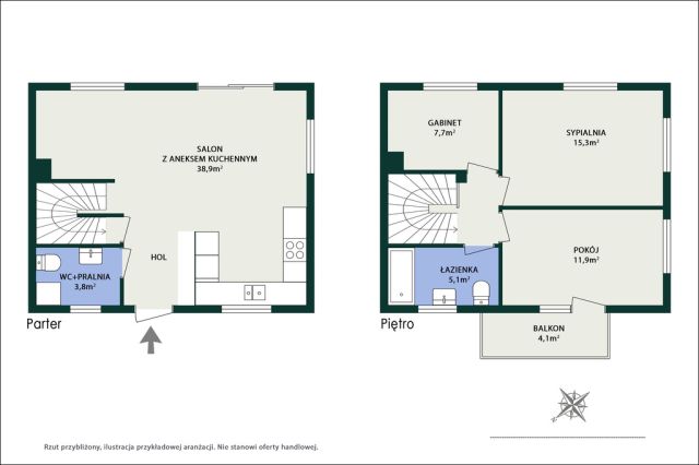 Mieszkanie 4-pokojowe Łomianki Dolne, ul. Kościelna Droga. Zdjęcie 6