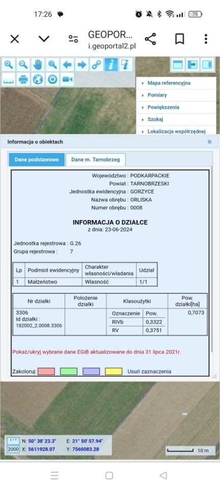 Działka rolno-budowlana Orliska. Zdjęcie 4