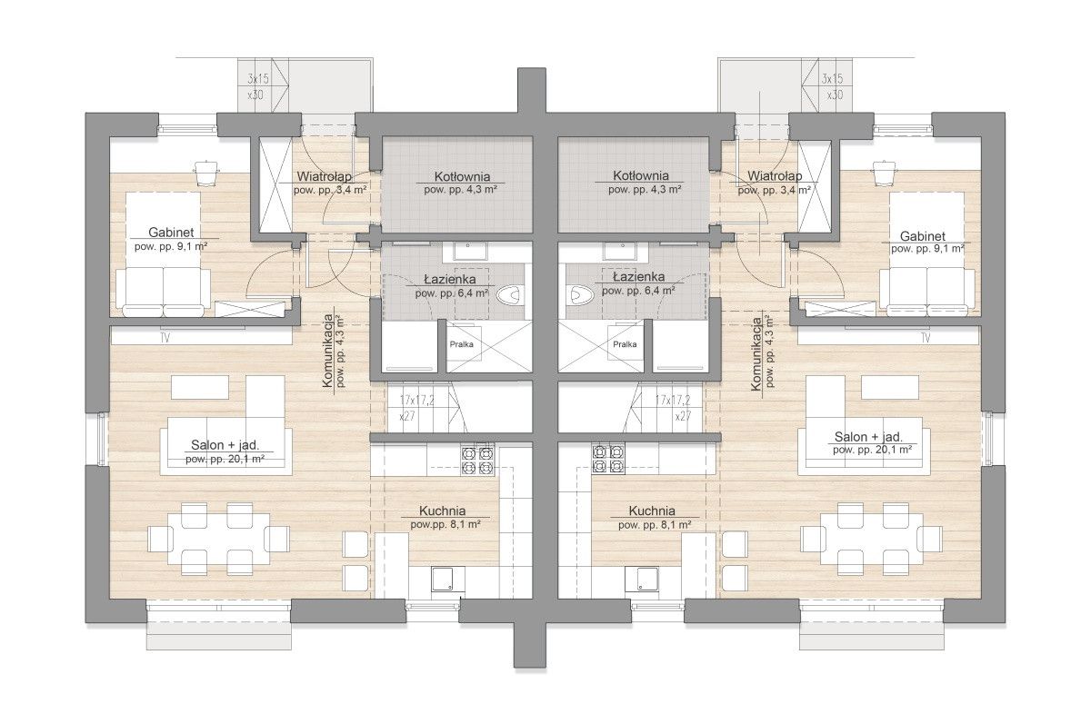 bliźniak, 5 pokoi Zabierzów, ul. Konwaliowa. Zdjęcie 16