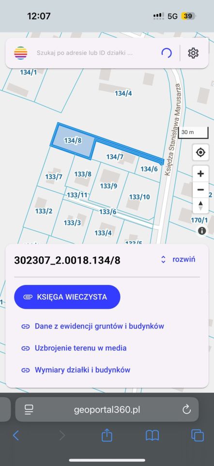 Działka budowlana Strzałkowo, ul. Księdza Marusarza. Zdjęcie 1