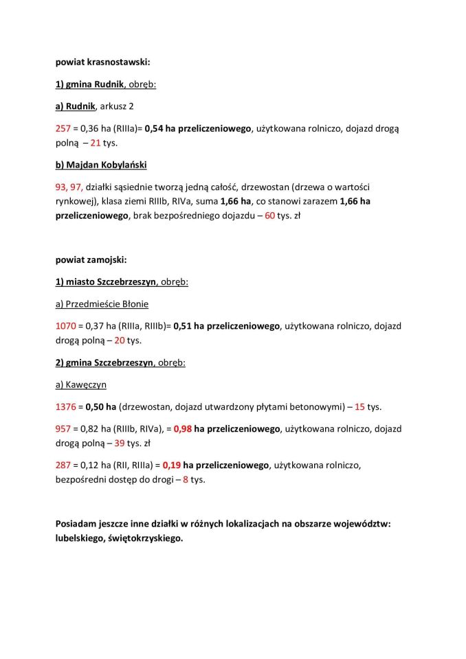 Działka rolna Ponikwy. Zdjęcie 2