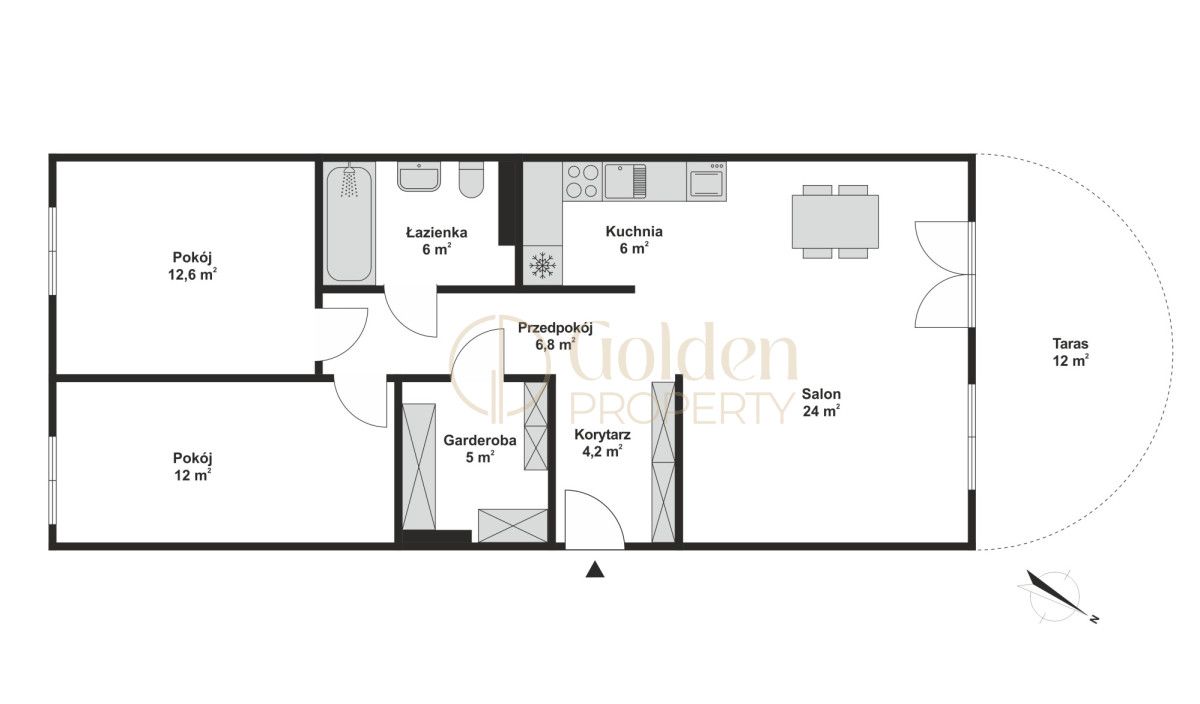 Mieszkanie 3-pokojowe Straszyn, ul. Saturna. Zdjęcie 17