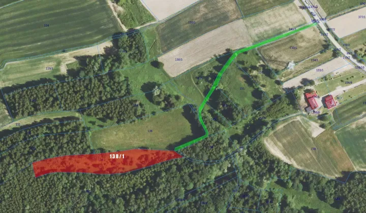 Działka rolna Sowina