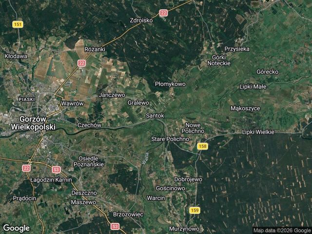 Działka budowlana Santok, Gralewska. Zdjęcie 1