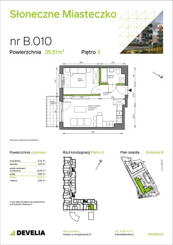 Mieszkanie 2-pokojowe Kraków Bieżanów, ul. Henryka i Karola Czeczów. Zdjęcie 7