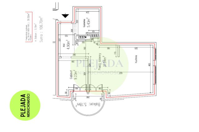 Mieszkanie 5-pokojowe Warszawa Włochy, ul. ks. Juliana Chrościckiego. Zdjęcie 14