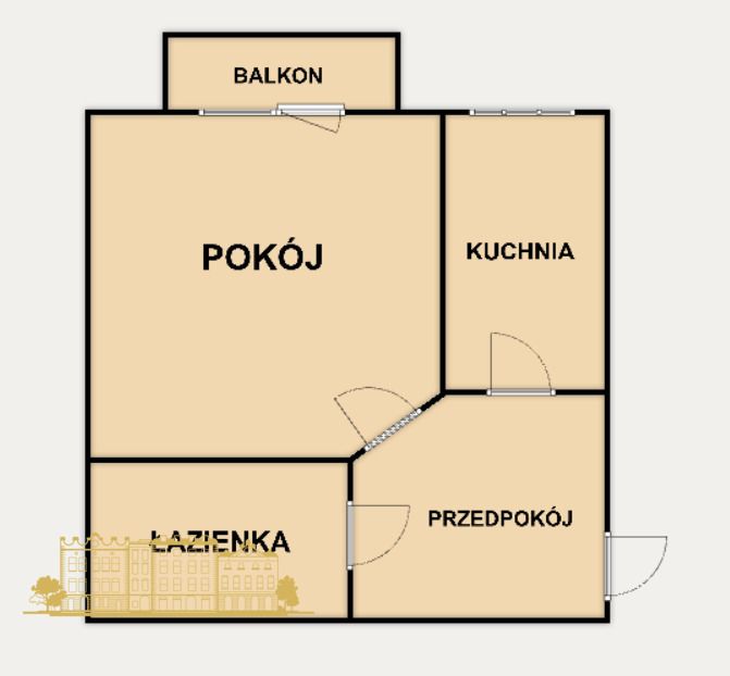 Mieszkanie 1-pokojowe Kraków Krowodrza, ul. gen. Augusta Fieldorfa-Nila. Zdjęcie 6
