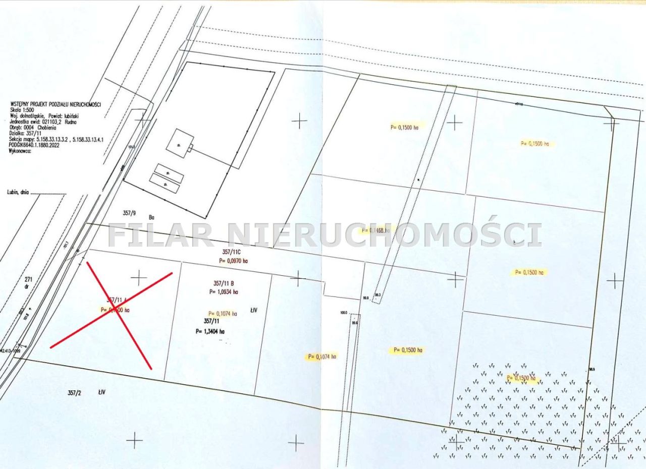 Działka budowlana Chobienia. Zdjęcie 10