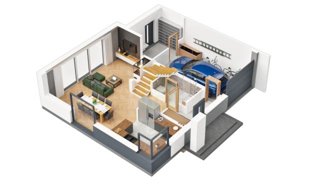 bliźniak, 4 pokoje Nieporęt, ul. Epopei. Zdjęcie 7