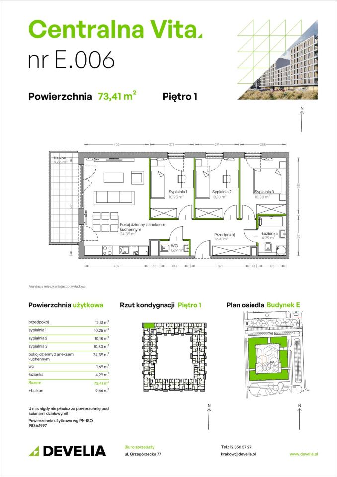 Mieszkanie 4-pokojowe Kraków Czyżyny, ul. Romana Ciesielskiego. Zdjęcie 14