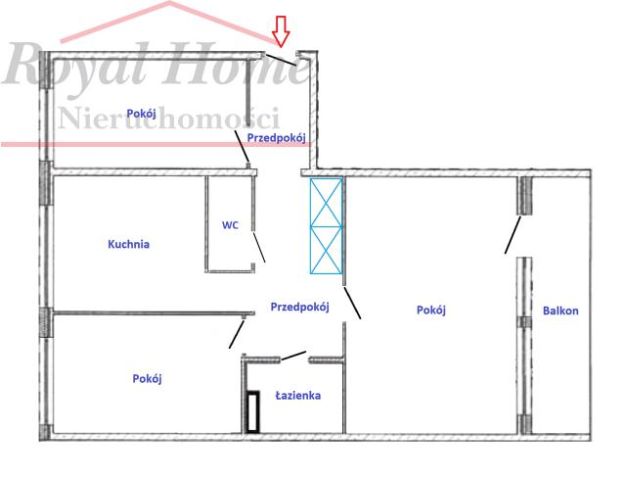 Mieszkanie 3-pokojowe Wrocław Krzyki, ul. Piławska. Zdjęcie 12