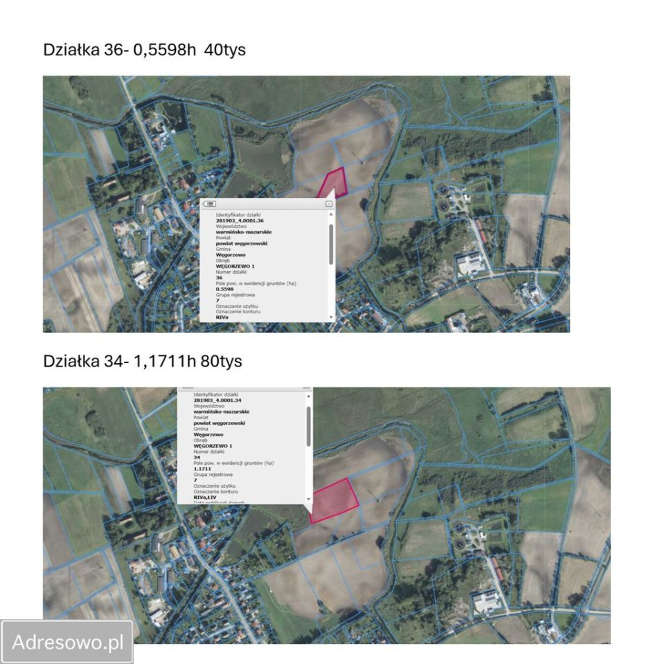 Działka rolna Węgorzewo, ul. Armii Krajowej. Zdjęcie 2