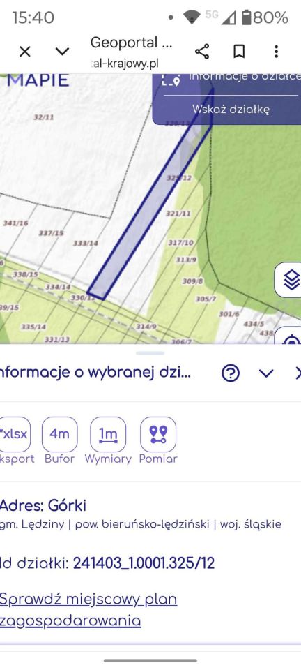 Działka rolna Lędziny Górki. Zdjęcie 3
