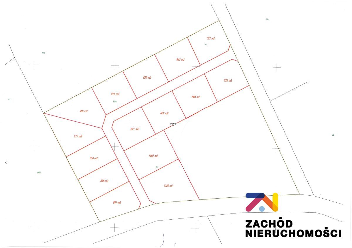 Działka budowlana Mirocin Górny. Zdjęcie 2