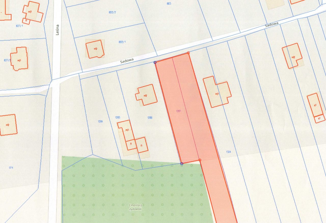 Działka budowlana Modliborzyce, ul. Sadowa