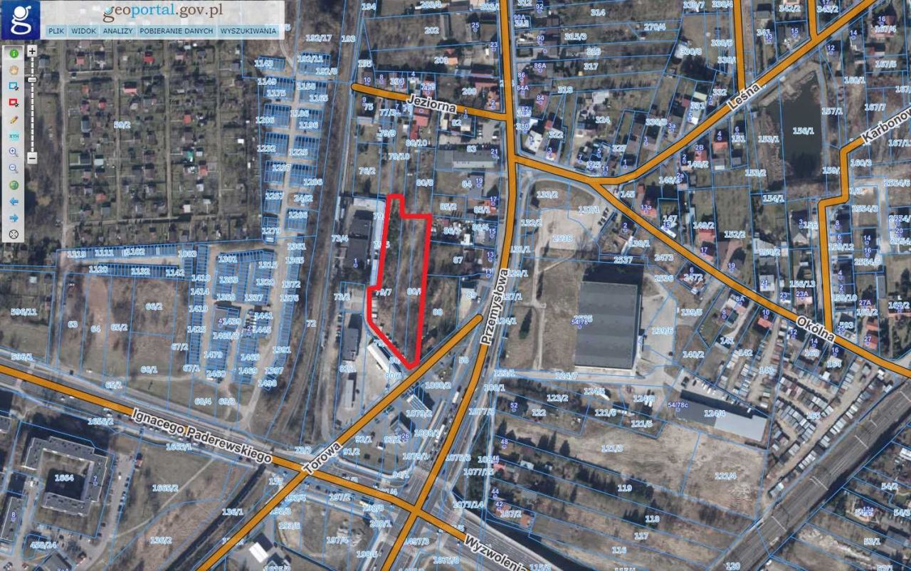 Działka budowlana Konin, ul. Torowa