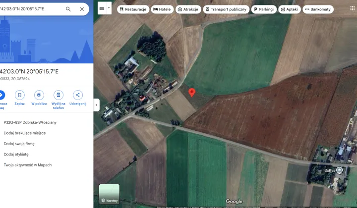 Działka rolno-budowlana Wępiły