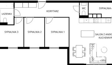 Mieszkanie 4-pokojowe Wrocław, ul. Adama Mickiewicza