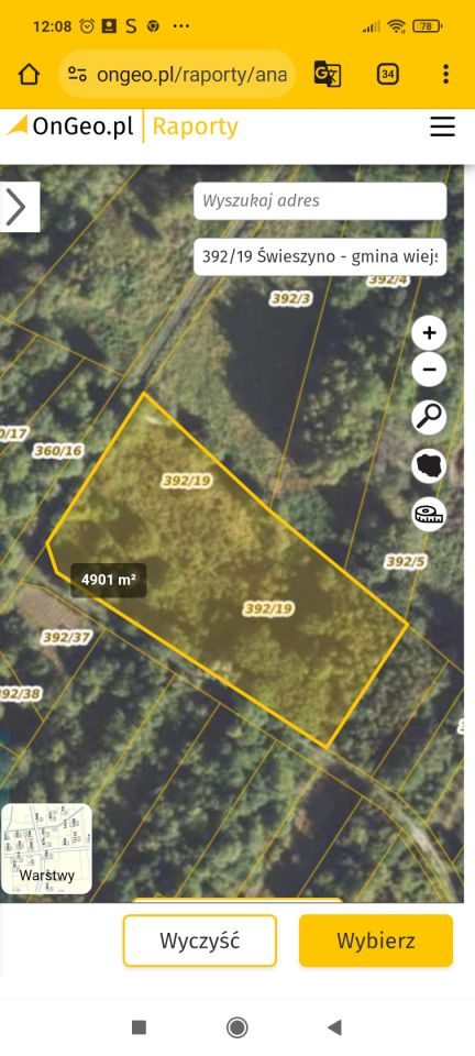 Działka budowlana Konikowo