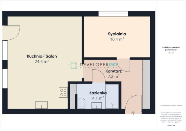 Mieszkanie 2-pokojowe Białystok, ul. Kawaleryjska. Zdjęcie 13