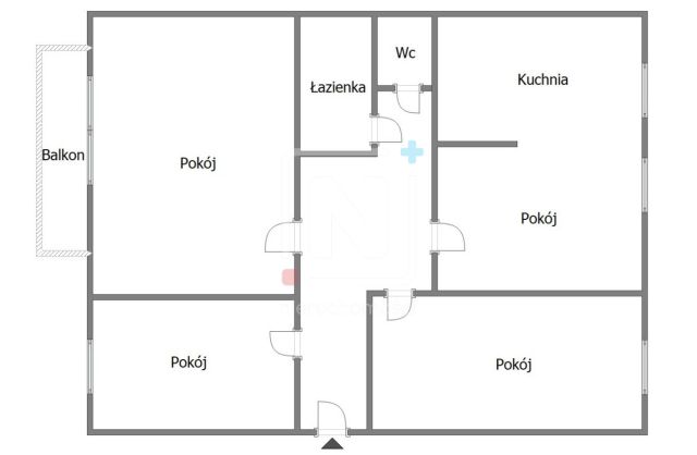Mieszkanie 4-pokojowe Warszawa Mokotów. Zdjęcie 3