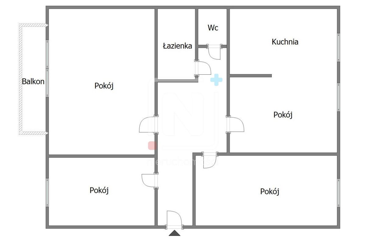 Mieszkanie 4-pokojowe Warszawa Mokotów. Zdjęcie 3