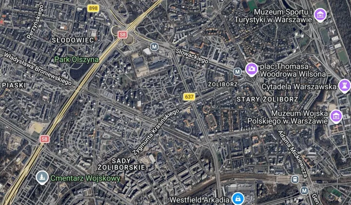 Mieszkanie 2-pokojowe Warszawa Żoliborz, ul. Sady Żoliborskie