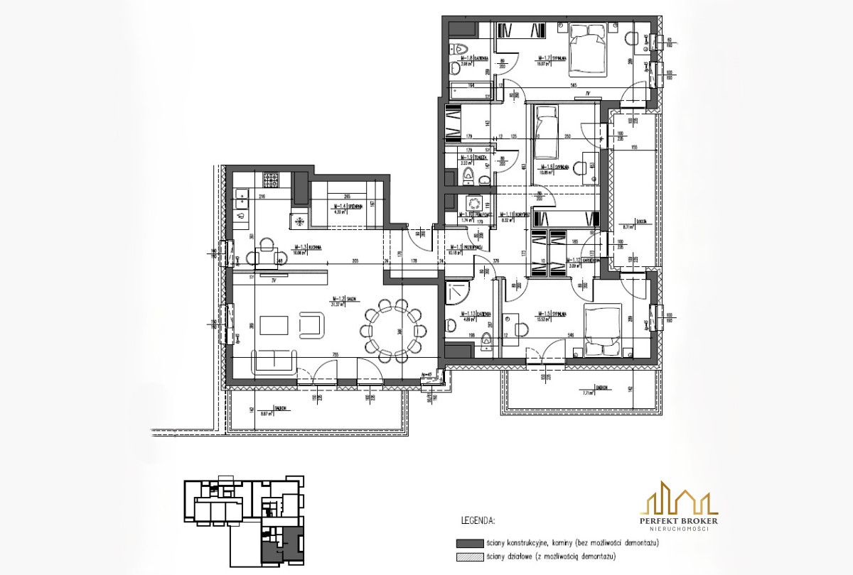 Mieszkanie 4-pokojowe Lublin Rury, ul. Filaretów. Zdjęcie 6