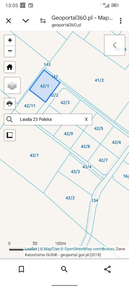 Działka budowlana Lauda. Zdjęcie 2