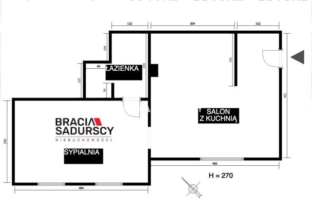 Mieszkanie 2-pokojowe Kraków Bronowice, ul. Jerzego Szablowskiego. Zdjęcie 17