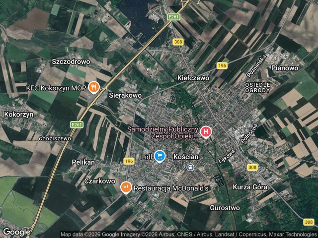 Działka budowlana Kościan Centrum, ul. Zygmunta Sierakowskiego. Zdjęcie 1