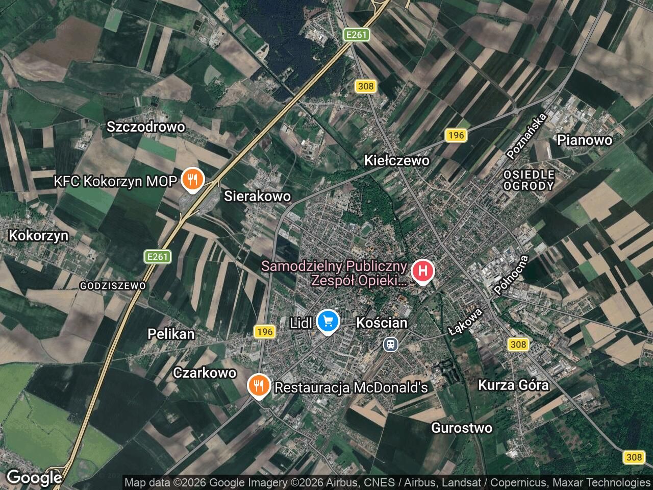 Działka budowlana Kościan Centrum, ul. Zygmunta Sierakowskiego. Zdjęcie 1