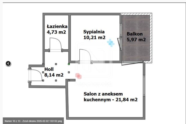 Mieszkanie 2-pokojowe Warszawa, ul. Kłobucka. Zdjęcie 15