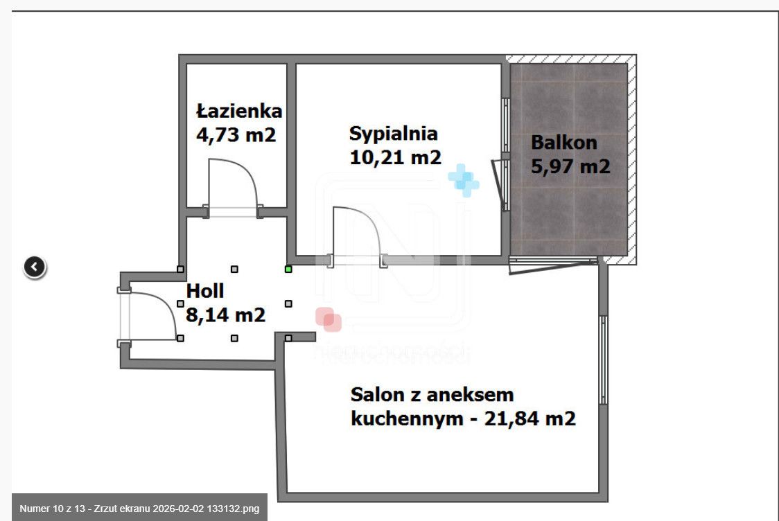 Mieszkanie 2-pokojowe Warszawa, ul. Kłobucka. Zdjęcie 15