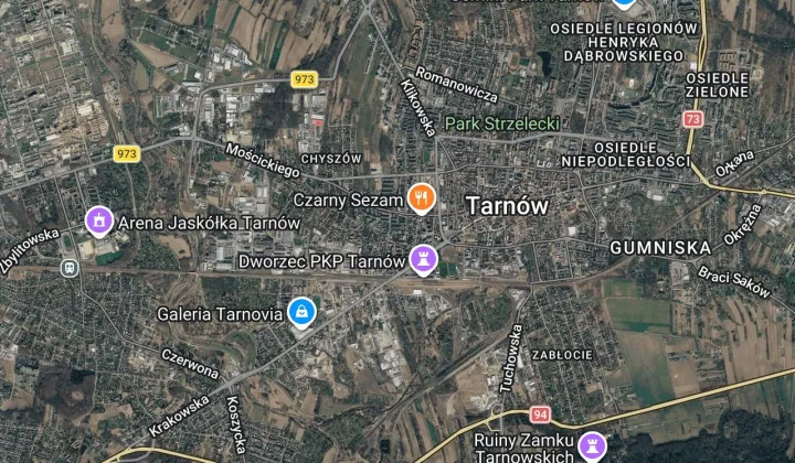 Działka budowlana Tarnów Strusina, ul. Tadeusza Kościuszki