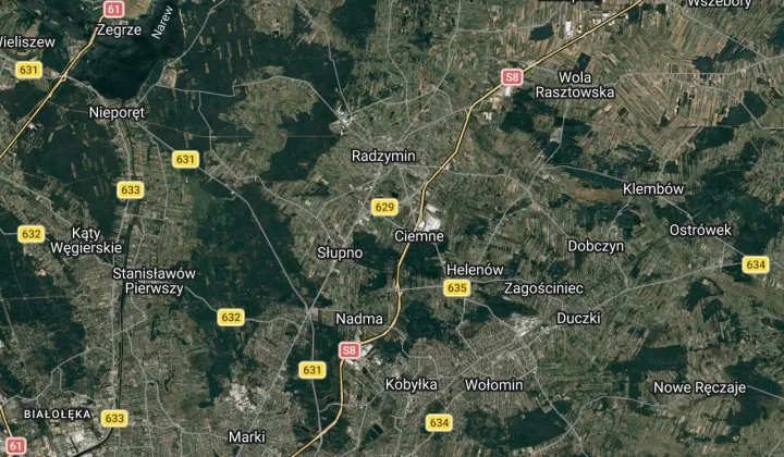 Działka budowlana Ciemne, ul. Marszałka Józefa Piłsudskiego