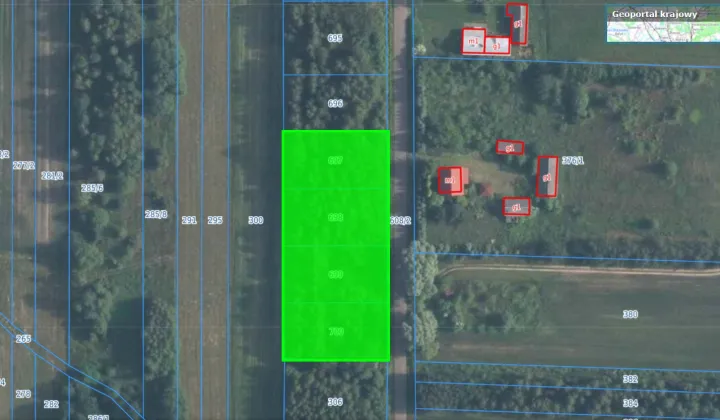 Działka budowlana Poręby Nowe