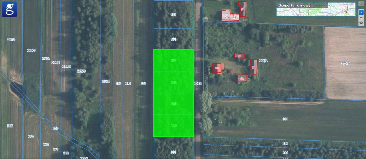 Działka budowlana Poręby Nowe. Zdjęcie 1