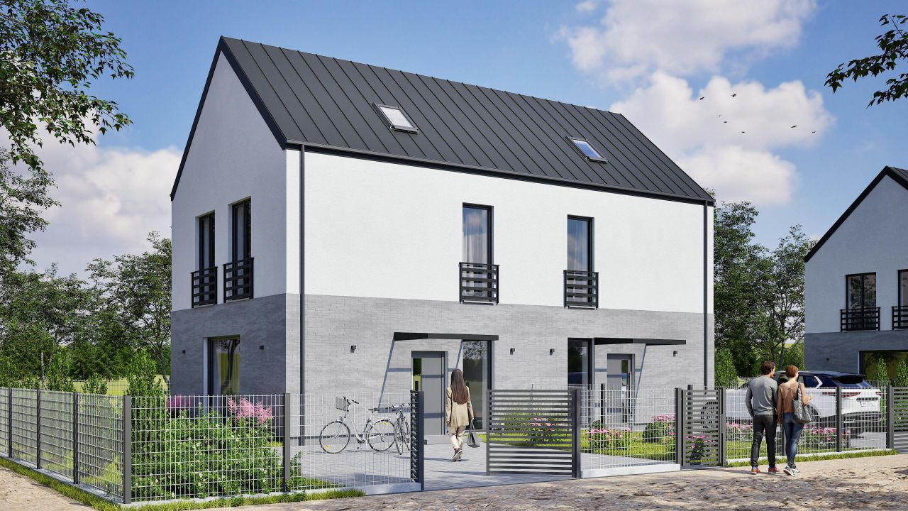 bliźniak, 4 pokoje Słupno, ul. Wspólna. Zdjęcie 2