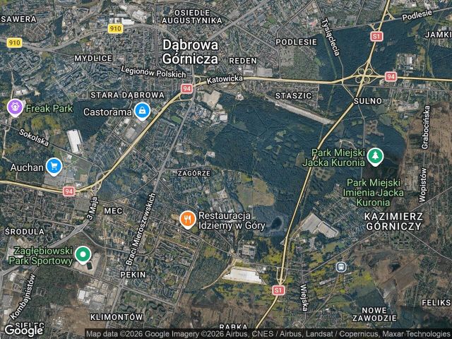 Działka rolno-budowlana Sosnowiec Zagórze, ul. Romana Dmowskiego. Zdjęcie 1
