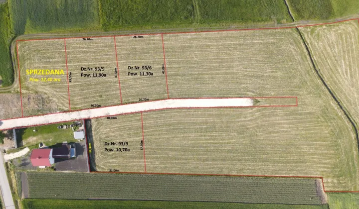 Działka budowlana Skorocice