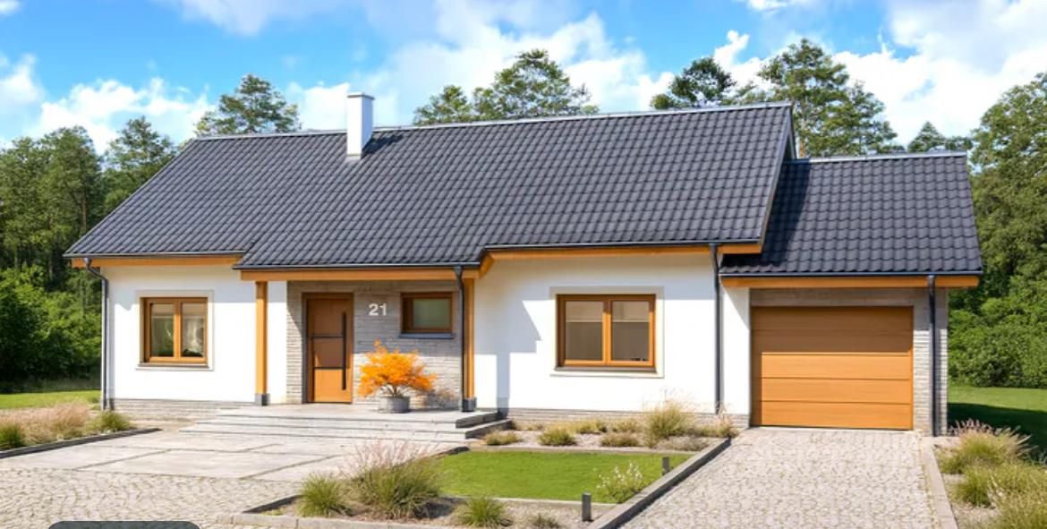 dom wolnostojący, 4 pokoje Łagodzin, ul. Skromna. Zdjęcie 1