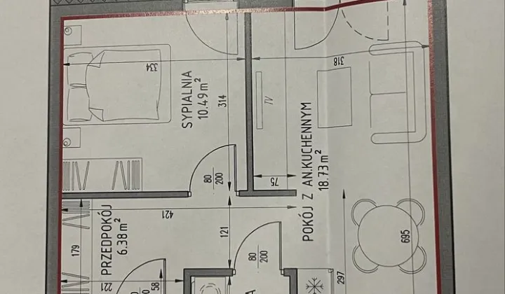 Mieszkanie 2-pokojowe Lublin Wrotków, ul. Ks. Wincentego Granata
