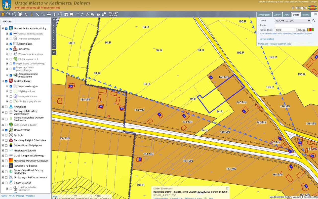 Działka budowlana Kazimierz Dolny Jeziorszczyzna, Jeziorszczyzna. Zdjęcie 7