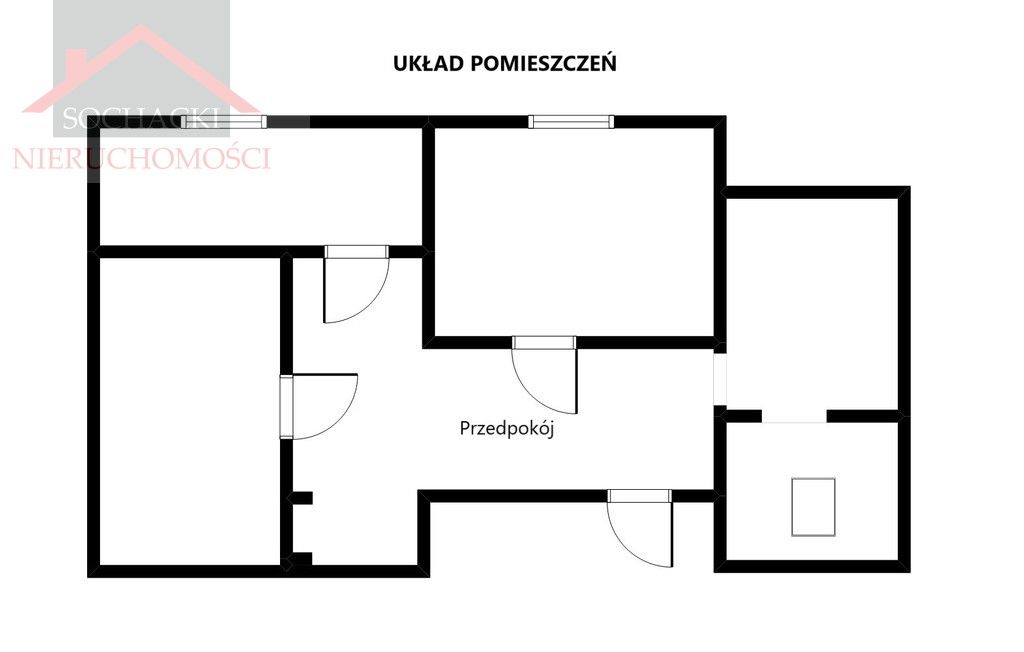 Mieszkanie 3-pokojowe Lubań, pl. Stefana Okrzei. Zdjęcie 12