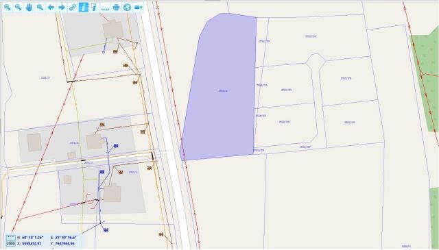 Działka budowlana Kamionka Zagrody. Zdjęcie 1