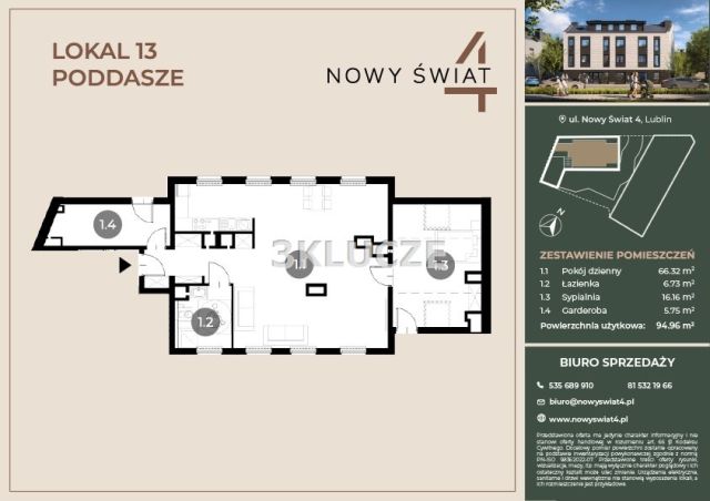 Mieszkanie 2-pokojowe Lublin Śródmieście. Zdjęcie 2