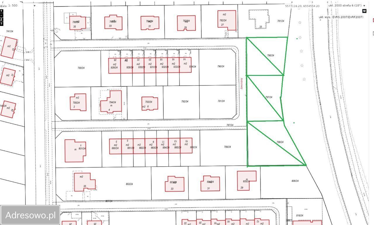 Działka budowlana Zabrze Mikulczyce, ul. Andromedy