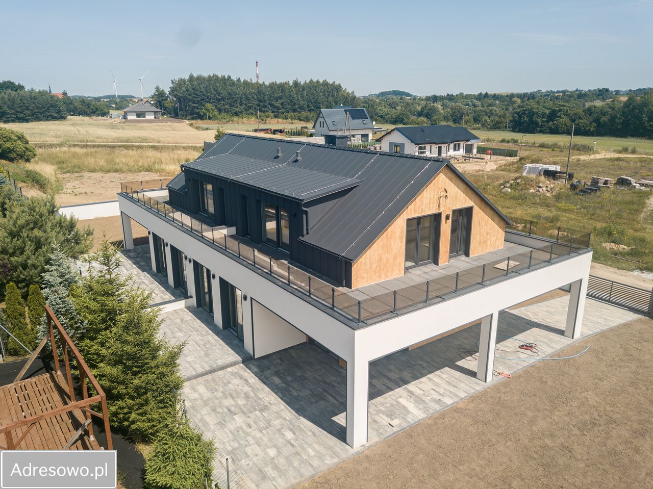 bliźniak, 4 pokoje Rożental, ul. Zimowa. Zdjęcie 1