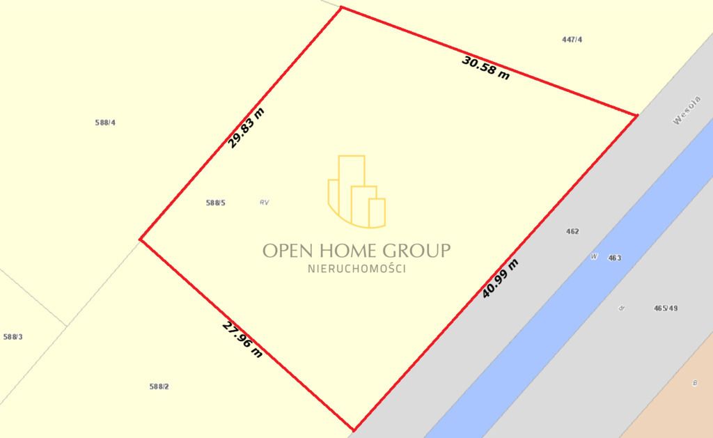 Działka budowlana Chrząstawa Mała, ul. Wesoła. Zdjęcie 3